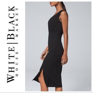 NWT WHBM Blouson Knit Sheath Dress